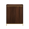 Walker Edison - Contemporary Accent Cabinet - Dark Walnut