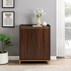 Walker Edison - Contemporary Accent Cabinet - Dark Walnut