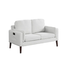 Lifestyle Solutions - NERD LOVESEAT UPH GR20 LG W/PS (KU20-43) - Light Grey