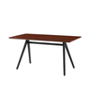 Walker Edison - Modern Dining Table - Dark Walnut