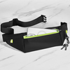 Insignia™ - Running Belt for Phone Screens up to 7" - Black/Neon Green