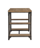 Linon Home Décor - Barlyn Four-Shelf Writing Desk - Weathered Driftwood