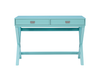Linon Home Décor - Penrose Two-Drawer Campaign-Style Writing Desk - Blue