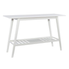 Linon Home Décor - Clayborn Console Table With Shelf - White