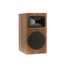 MartinLogan - Motion Foundation Series 2-Way Bookshelf Speaker with 6.5” Midbass Driver (Each) - Walnut