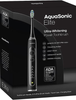 Aquasonic Elite Series Electric Toothbrush - Black - Black