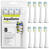 AquaSonic ProFlex White Brush Heads - 8 Pack - white