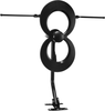 Antennas Direct - ClearStream MAX-XR Complete Amplified Indoor Outdoor TV Antenna with Mast, Coaxial Cable, Amplifier, and 3-Way Splitter - Black