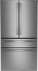 GE Profile - 28.7 Cu. Ft. 4 Door French Door Refrigerator  with Dual-Dispense AutoFill Pitcher - Stainless Steel