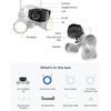 Reolink - 4K 8MP Floodlight Dual-Lens with 180 degree Panorama View Wi-Fi Duo Cam - White