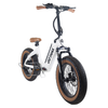 GoTrax - F5 Foldable Ebike w/ 45 mile Max Operatomg Range and 20 MPH Max Speed - White Gum