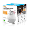 CRANE - Mini Elephant - Cool Mist Humidifier, 0.5 Gal. - Gray