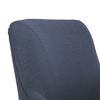 Serta - Leighton Modern Memory Foam & Twill Fabric Home Office Chair - Blue