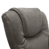 Serta - Connor Upholstered Executive High-Back Office Chair with Lumbar Support - Bonded Leather - Gray