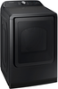 Samsung - 7.4 cu. ft. Smart Electric Dryer with Steam Sanitize+ - Black