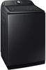 Samsung - 5.4 cu. ft. High-Efficiency Smart Top Load Washer with ActiveWave Agitator and Super Speed Wash - Brushed Black