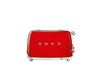 SMEG - TSF03 4x4 Wide Slot Toaster - Red