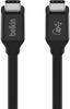 Belkin - Thunderbolt 4 Cable, USB-C to USB-C Cable w/ 100W Power Delivery, USB 4 Compliant, 2.6ft - Black