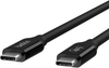 Belkin - Thunderbolt 4 Cable, USB-C to USB-C Cable w/ 100W Power Delivery, USB 4 Compliant, 2.6ft - Black