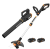 Worx WG928 Power Share 20V GT 3.0 Trimmer & Turbine Blower (Batteries & Charger Included)