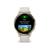 Garmin - Venu 3S GPS Smartwatch 41 mm Fiber-reinforced polymer - Stainless Steel and Ivory