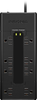 Insignia™ - 8-Outlet 1,200 Joules Surge Protector - Black