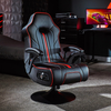 X Rocker - Torque Bluetooth Audio Pedestal Gaming Chair with Subwoofer and Vibration - Black