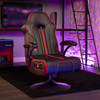X Rocker - Torque Bluetooth Audio Pedestal Gaming Chair with Subwoofer and Vibration - Black