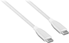 Insignia™ - 4' USB-C to USB-C Charge-and-Sync Cable with Braided Jacket - White