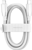 Insignia™ - 4' USB-C to Lightning Charge-and-Sync Cable with Braided Jacket - White