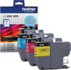 Brother - LC402 3PK Standard Yield 3-Pack Color Ink Cartridges