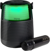 iHome - Bluetooth Color Changing Party Speaker with Wireless Microphone - Black