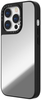 Casetify - Mirror Case MagSafe Compatible for Apple iPhone 15 Pro Max - Silver with Black Bumper