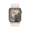 Apple Watch Series 9 GPS 45mm Starlight Aluminum Case with Starlight Sport Loop - Starlight