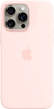 Apple - iPhone 15 Pro Max Silicone Case with MagSafe - Light Pink
