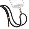 Casetify - Rope Cross-body Phone Strap Compatible with Most Cell Phone Devices - Black/Gold