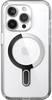 Speck - Presidio Perfect-Clear ClickLock Case with MagSafe for Apple iPhone 15 Pro - Clear/Chrome