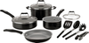 Cuisinart - Ceramic Nonstick 11 PC Cookware Set - Black