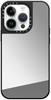 Casetify - Mirror Case with MagSafe for Apple iPhone 14 Pro - Silver with Black Bumper