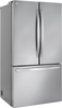 LG - 31.7 Cu. Ft. French Door Smart Refrigerator with Internal Water Dispenser - Stainless Steel