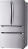 LG - 29.6 Cu. Ft. French Door Smart Refrigerator with Full-Convert Drawer - Stainless Steel