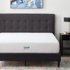 Lucid Comfort Collection - 10-inch Firm Memory Foam Mattress - Queen - White