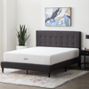 Lucid Comfort Collection - 10-inch Firm Memory Foam Mattress - Full - White