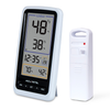 AcuRite Wireless Thermometer with Digital Display for Indoor/Outdoor Temperature and Humidity Measurements - White