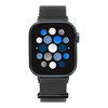 Insignia™ - Stainless Steel Mesh Band for Apple Watch 38mm, 40mm and 41mm (All Series) - Midnight Aluminum