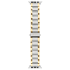 WITHit - Vince Camuto Men's Stainless Steel Link Band for Apple Watch 42/44/45/Ultra (49mm) - Silver / Gold