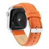 WITHit - Men's Lizard Grain Pattern Leather Band for Apple Watch 42/44/45/Ultra (49mm) - Orange