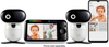 Motorola - PIP1510-2 CONNECT 5" WiFi Video Baby Monitor with 2 Cameras - White