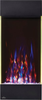 Napoleon - Allure Vertical 38-Inch Wall-Hanging Electric Fireplace - Black
