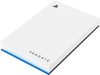 Seagate - Game Drive for PlayStation Consoles 2TB External USB 3.2 Gen 1 Portable Hard Drive with Blue LED Lighting - White